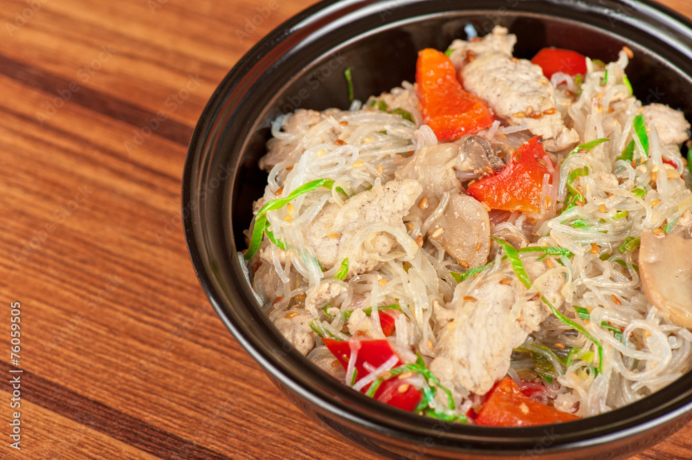 noodles with chicken noodles with chicken
