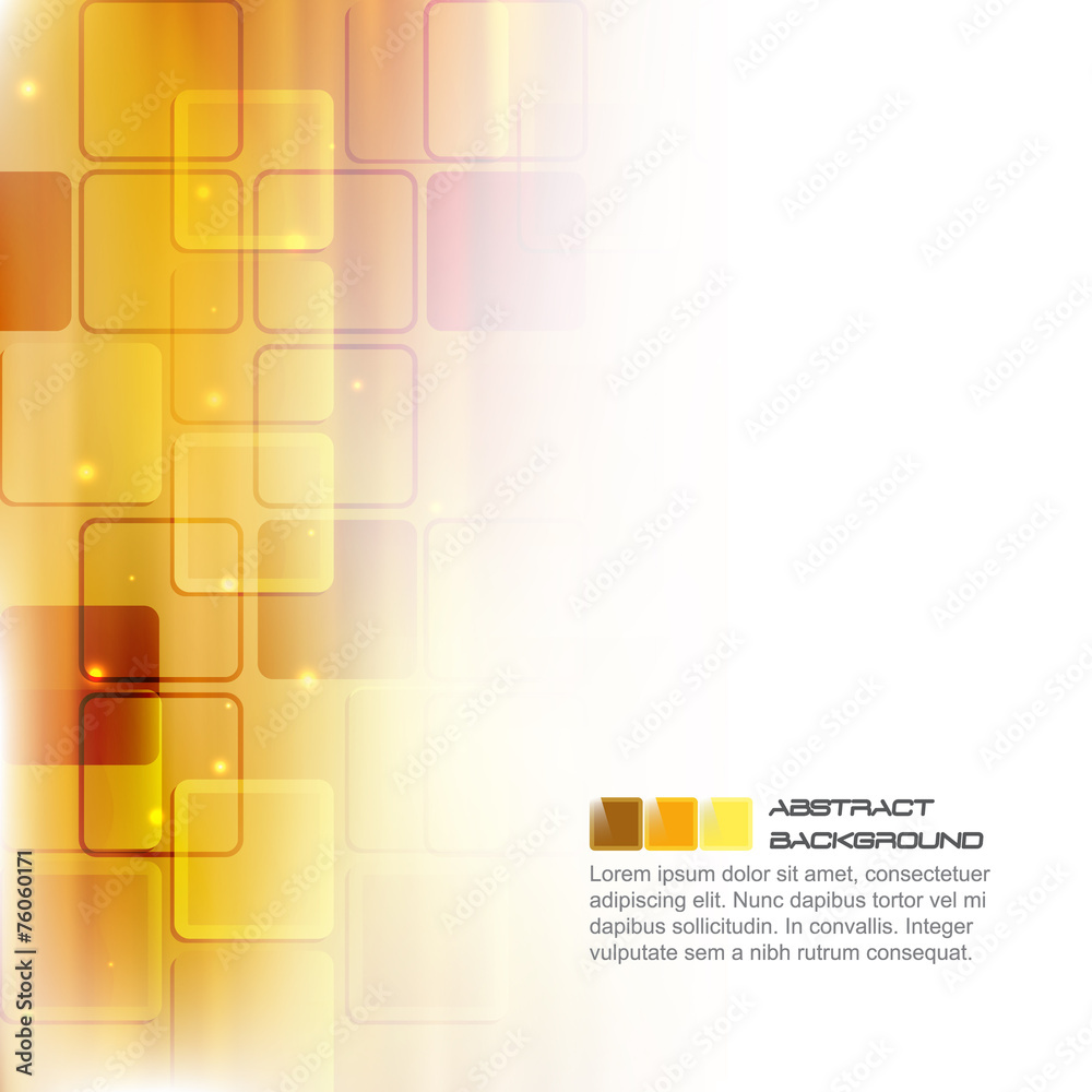 Abstract vector background with square pattern and glitter