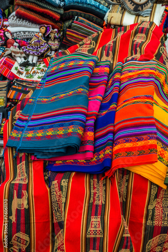 peruvian traditional handcraft souvenirs Andes  Cuzco Peru