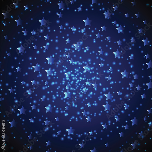 Abstract space background with stars