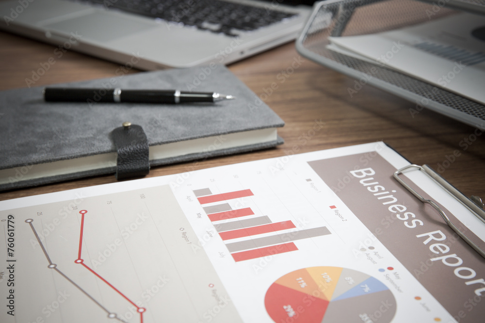 Showing business and financial report. Accounting Showing business and financial report. Accounting
