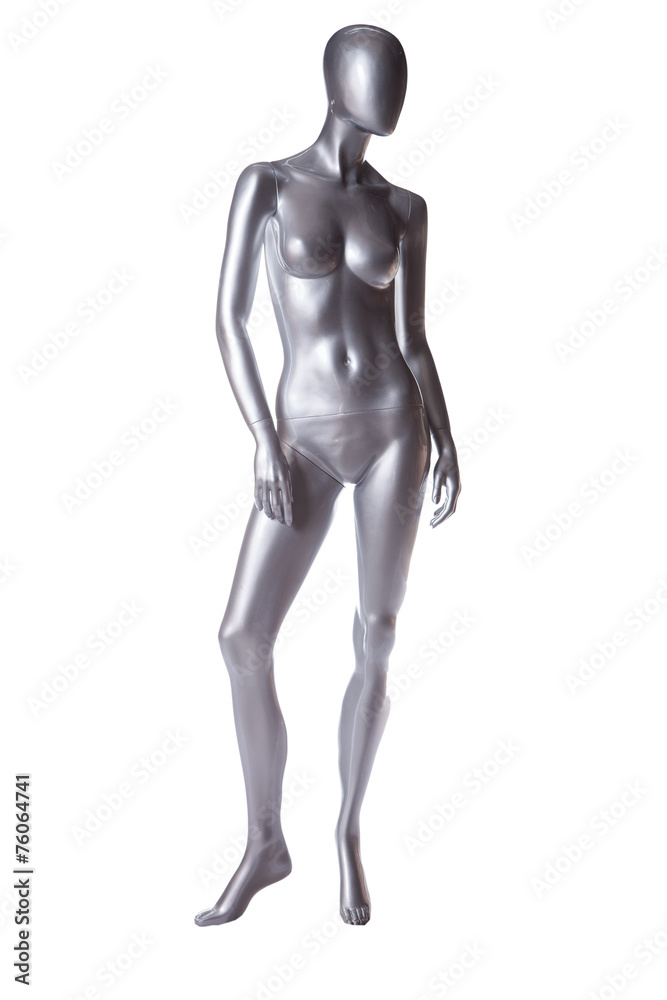 mannequin female isolated. maneken