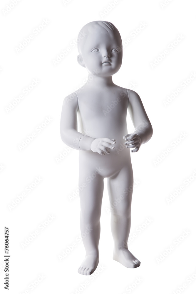 Child mannequin isolated on white background. maneken Child mannequin isolated on white background. maneken