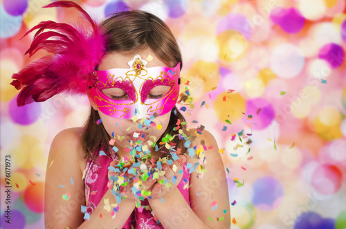 Mädchen im Karneval