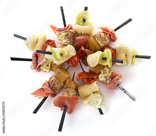 aperitive brochette photo