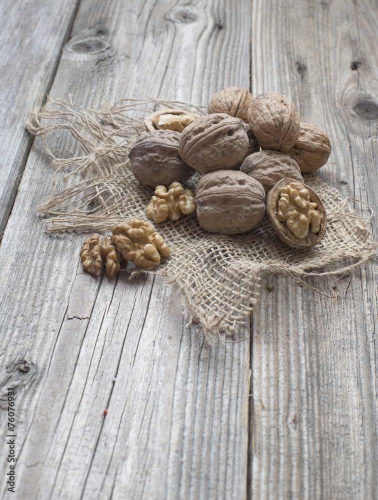 Heap of walnuts Heap of walnuts