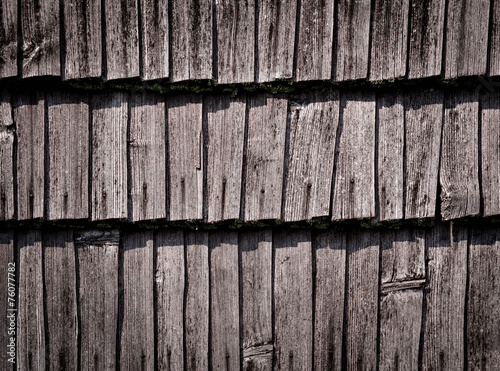 detail of an old wooden wall