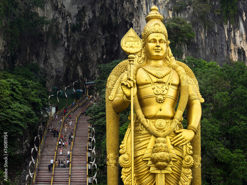 Statue of Hindu God at Batu Caves, Kuala Lumpur, Malaysia