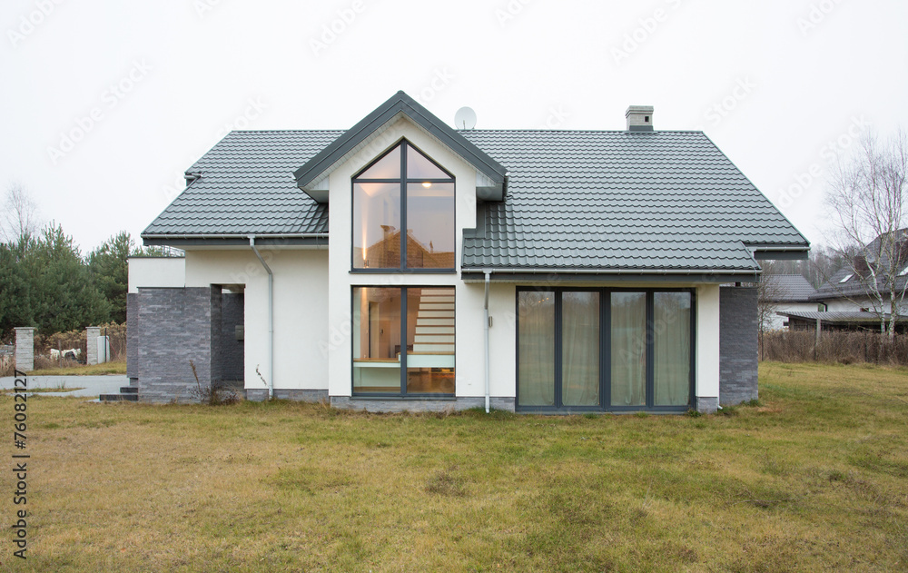 Exterior view of detached house Exterior view of detached house
