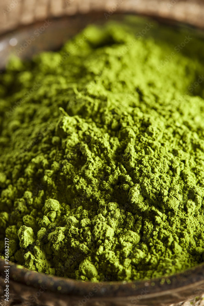 Obraz premium Raw Organic Green Matcha Tea