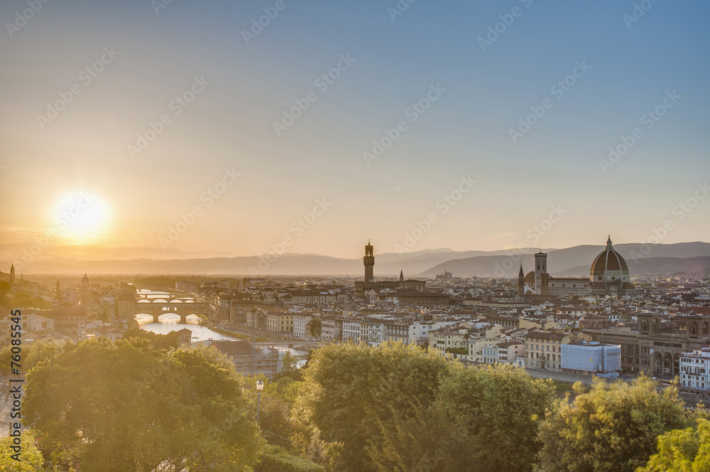 Florence's as seen from Piazzale Michelangelo, Italy