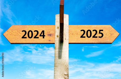 Happy New Year 2025 conceptual image