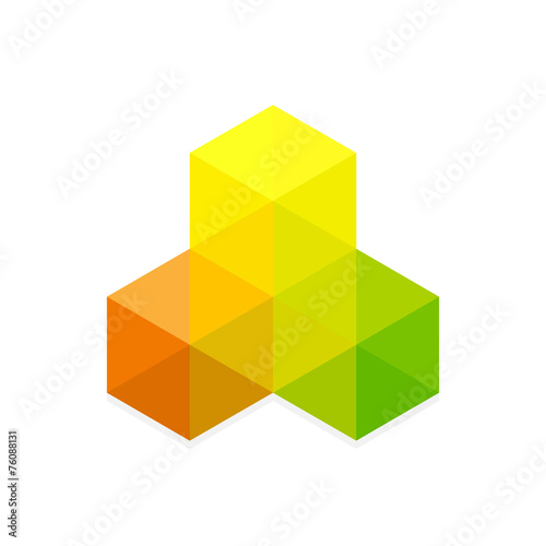 Hexagon abstract banner design