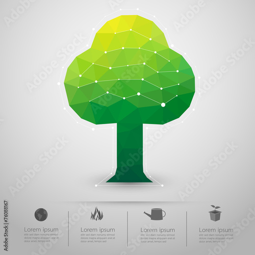 Infographic environment tre...