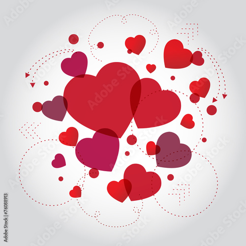 Heart for Valentines Day Background