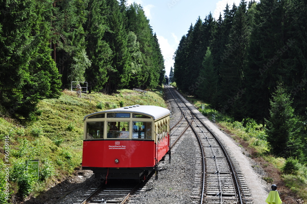 Naklejka premium Oberweißbacher Berg- und Schwarzatalbahn