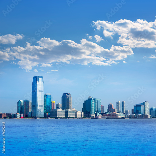 New Jersey skyline from Hudson River USA © lunamarina