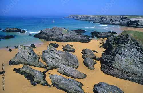 Belle-Île-en-mer, plage de Donnant, Bretagne