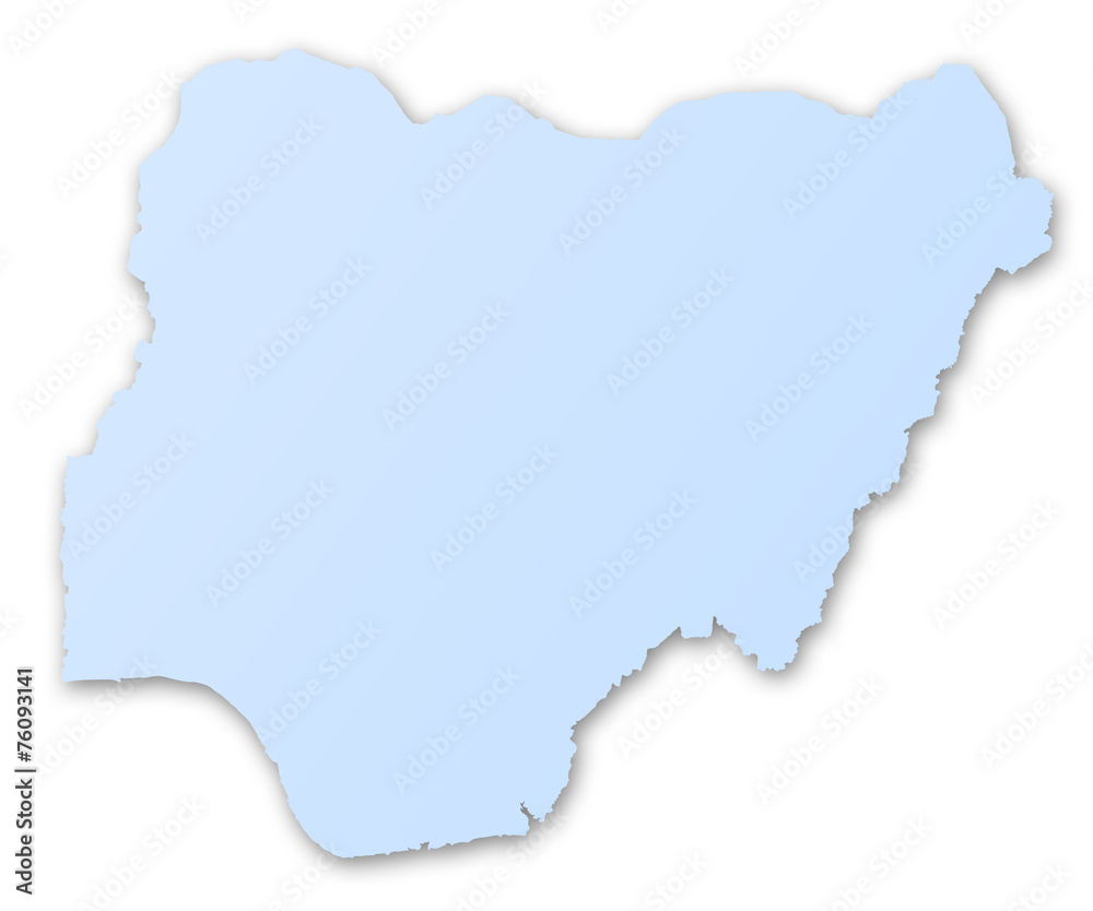 Carte du Nigeria
