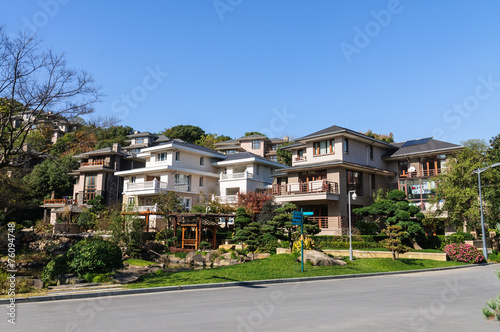 Villas residential districts landscape in China