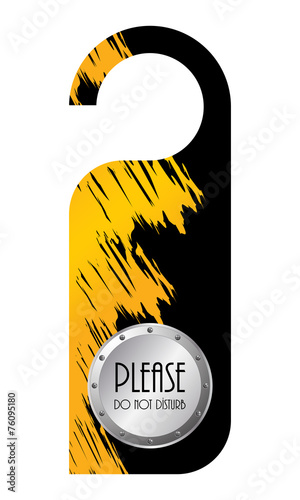 do not disturb door hanger