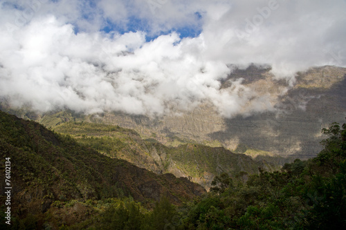 Berge auf der Insel Reunion
