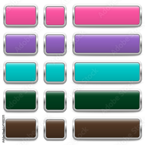 SET of metallic buttons – 3 Variants (II)
