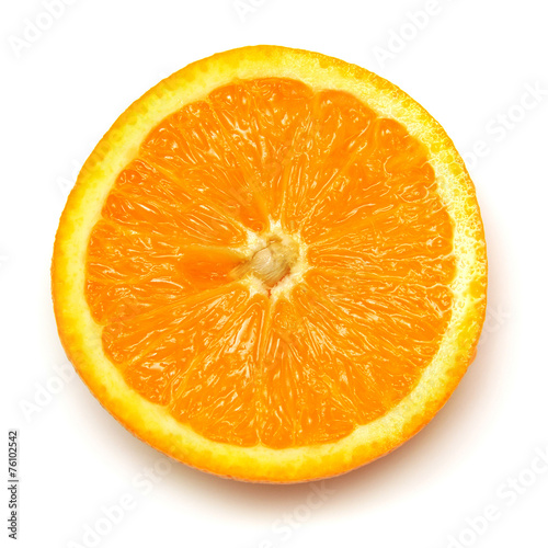 Half of orange fruit