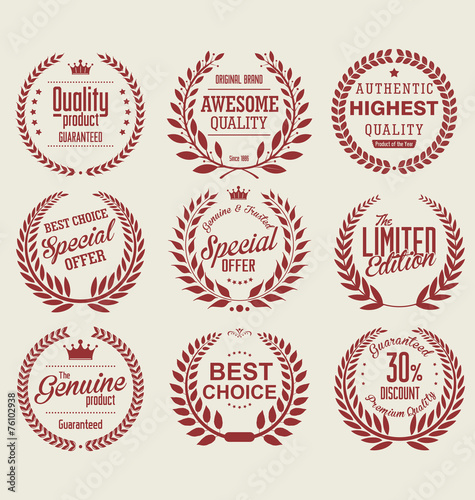 Premium quality laurel wreath collection