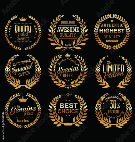 Premium quality laurel wreath collection