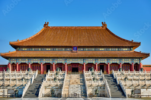 Taihedian Home Of Supreme Harmony Imperial Palace Forbidden City photo