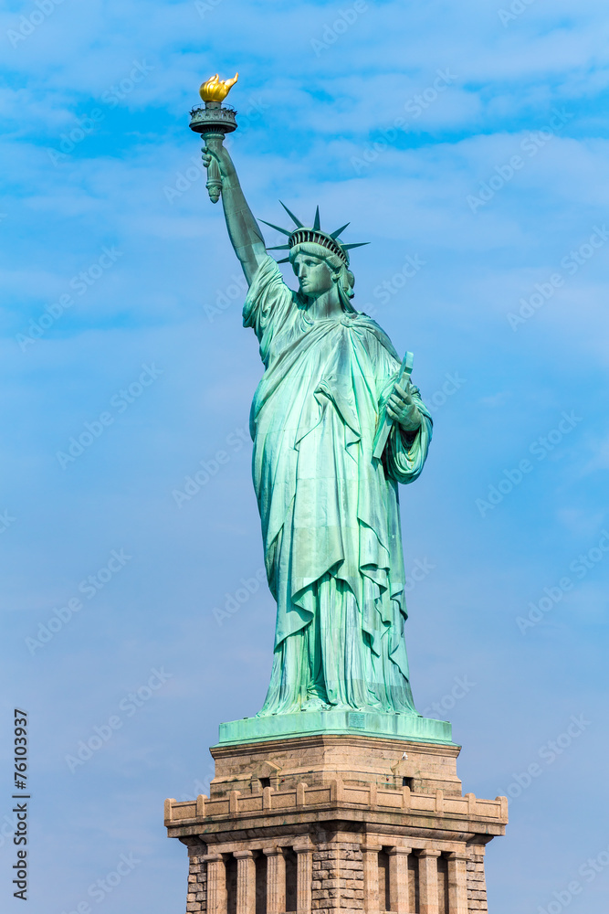 Fototapeta premium Statua Wolności w Nowym Jorku, amerykański symbol USA