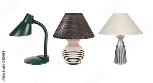 table lamps set