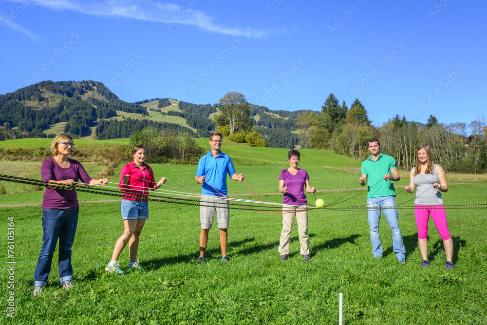 Obraz premium Aufgabe im Team lösen