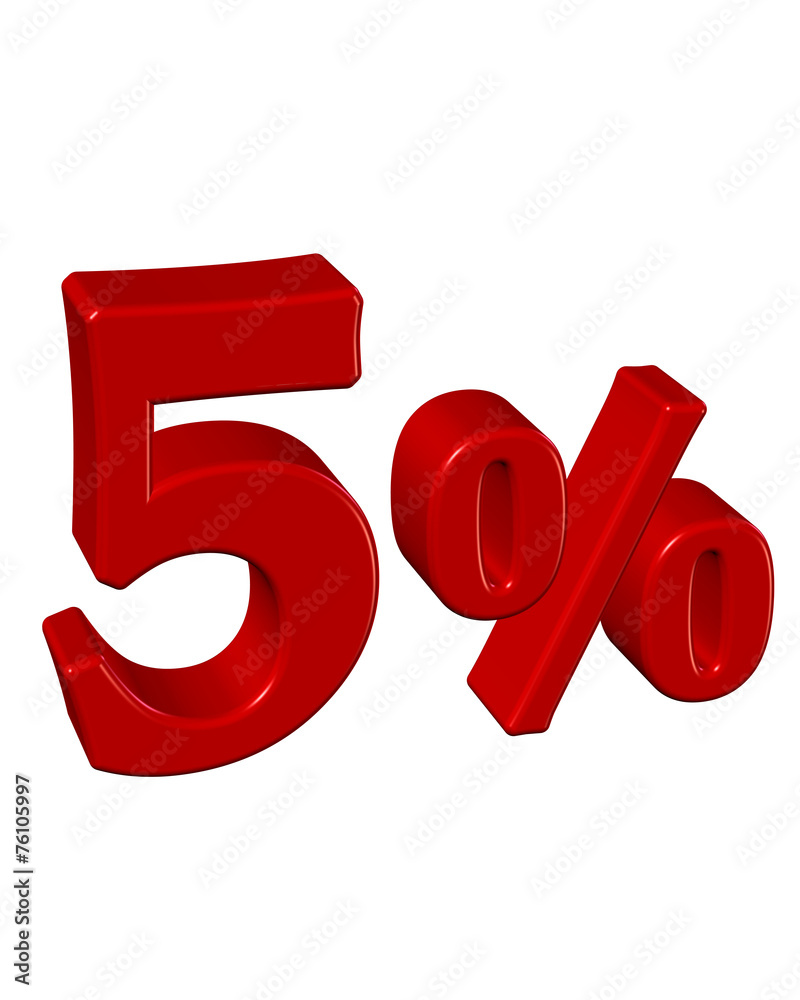 % 5 % 5