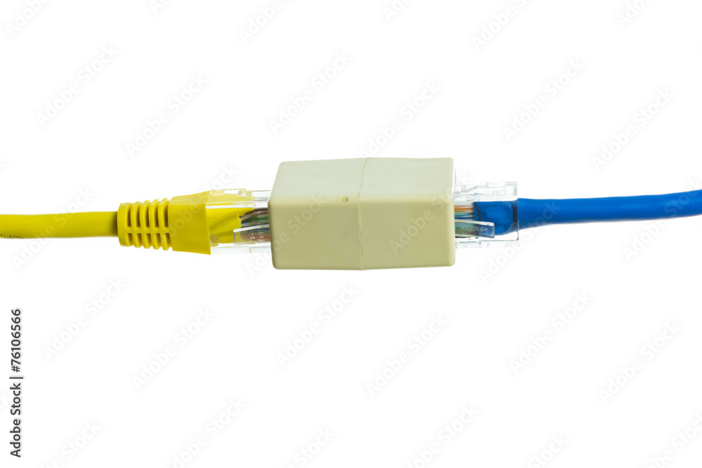 Network cable with RJ45 isolate Network cable with RJ45 isolate