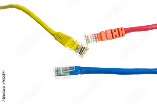 Network cable with RJ45 isolate