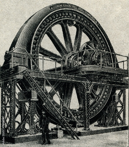 Photography AEG GmbH dynamo, 2920 kW (Paris Expo, 19000