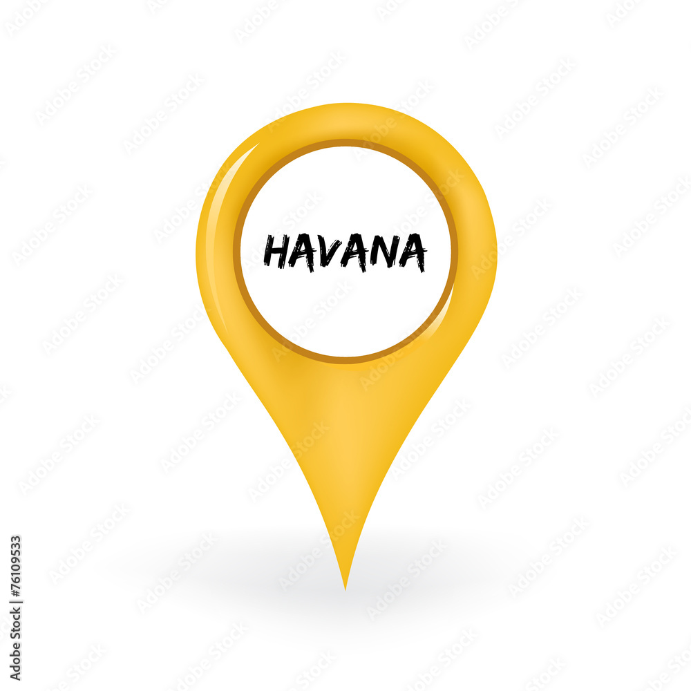 Naklejka premium Location Havana