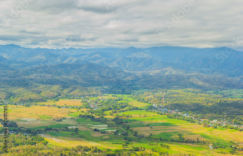 Chae Hom district from Wat Chaloem Phra Kiat Rajanusorn