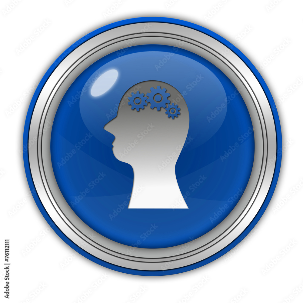 Setting circular icon on white background Setting circular icon on white background