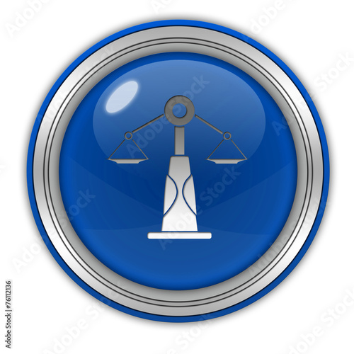 Law circular icon on white background