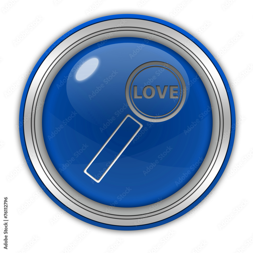 Find love circular icon on white background Find love circular icon on white background