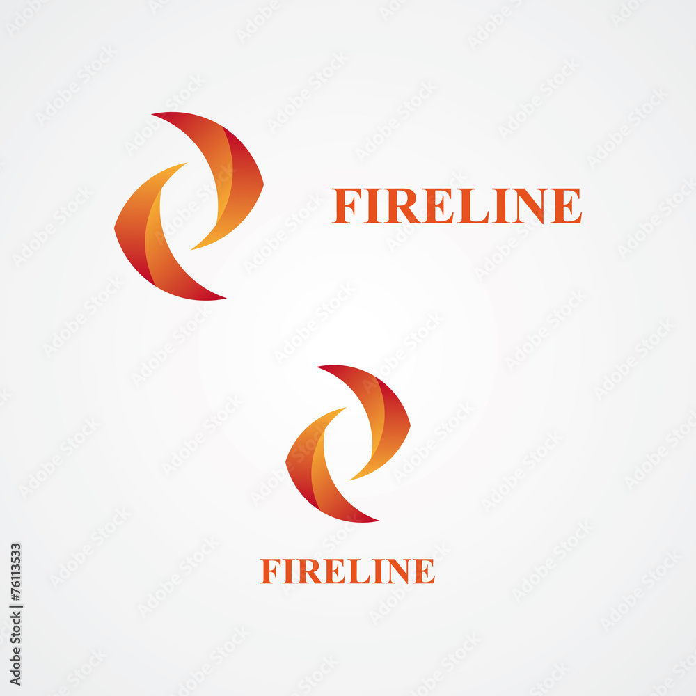 Fire abstract logo Fire abstract logo