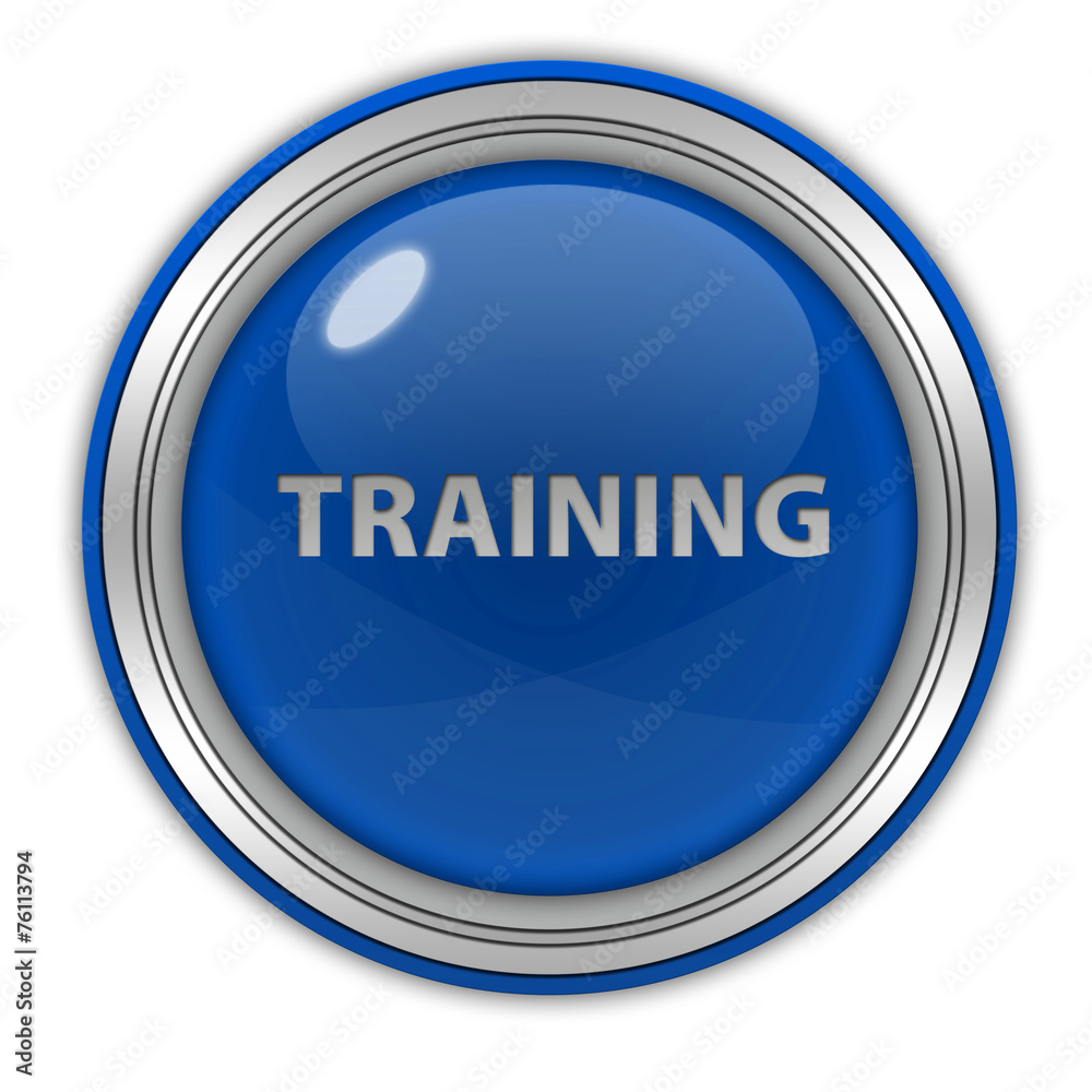 Training circular icon on white background Training circular icon on white background