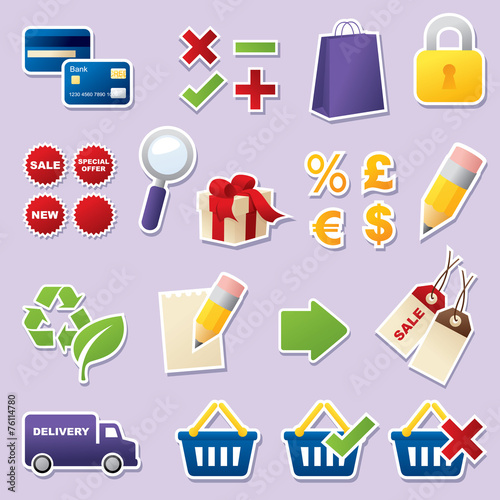 Online Shopping Cutouts