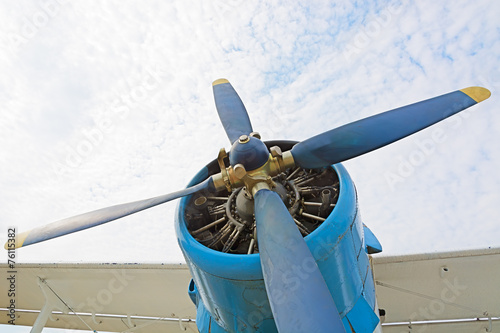 The engine and propeller plane AN2.