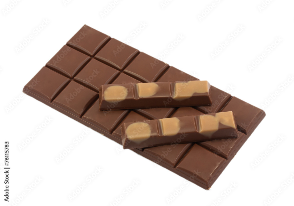 chocolate bar isolated on white background chocolate bar isolated on white background