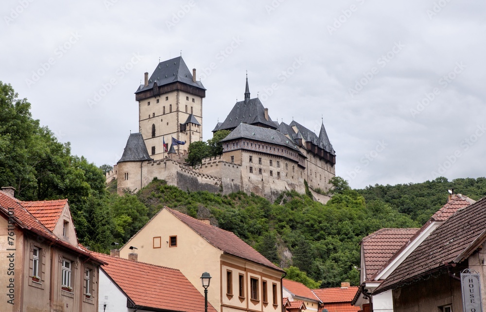 Royal castle Karlstejn in Czech Republic Royal castle Karlstejn in Czech Republic