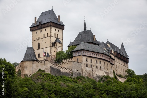 Royal castle Karlstejn in Czech Republic 